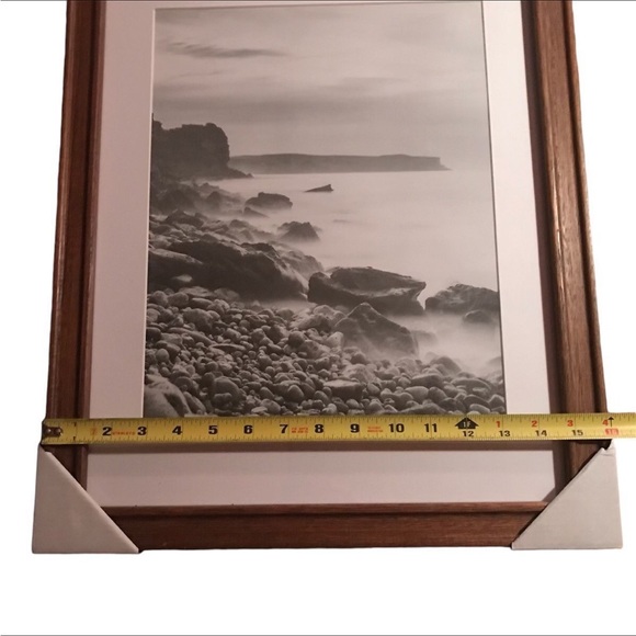 16”x20” Matted to 11”x14” Wood Wall Frame Midtone Woodgrain - Threshold - Picture 10 of 10